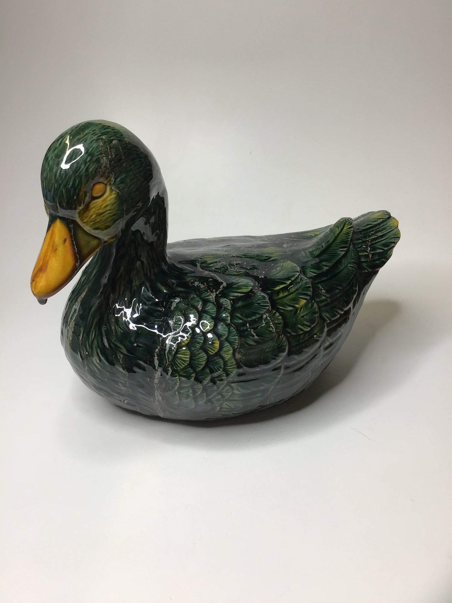 Große Keramik Ente