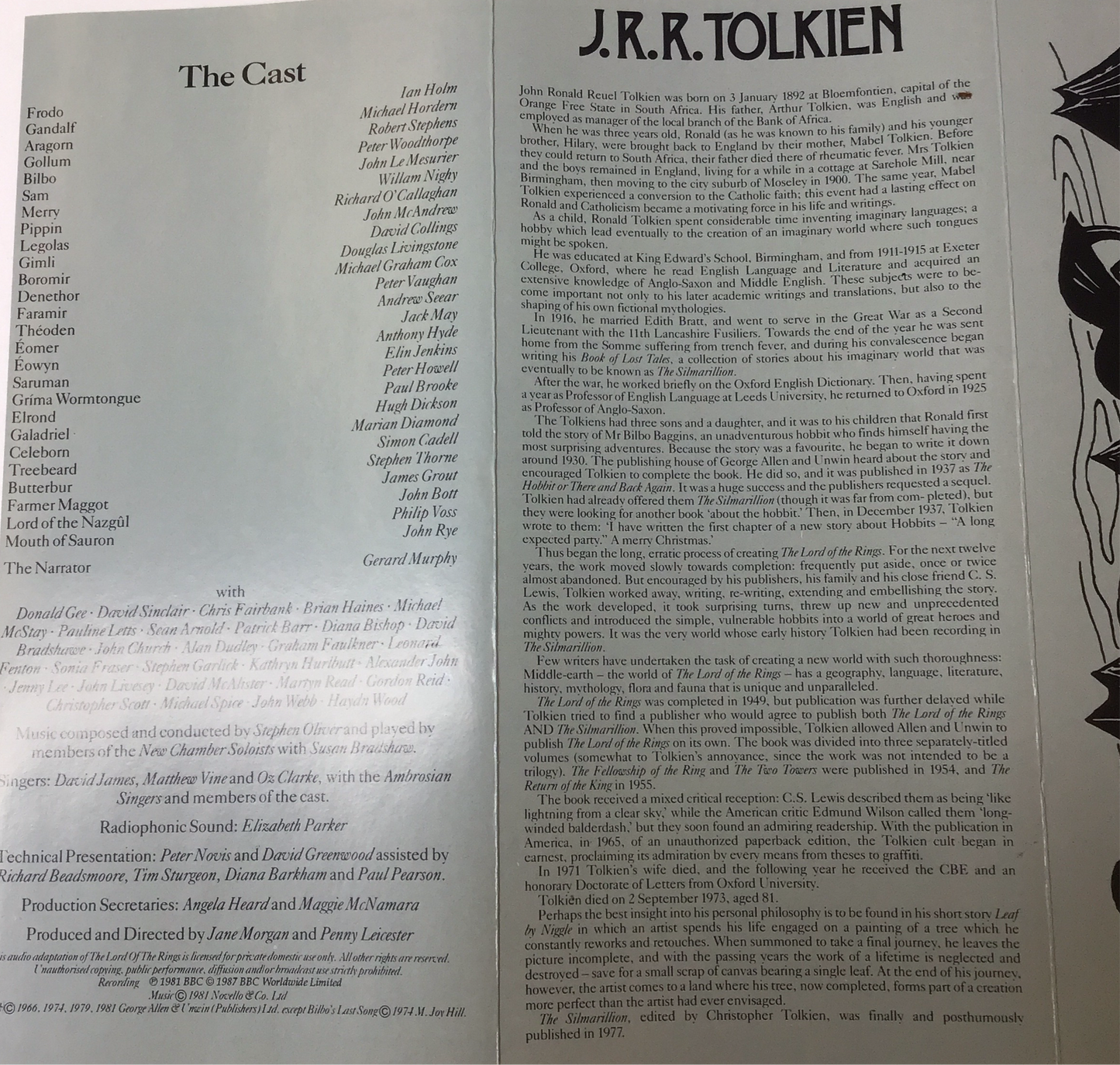 The Lord of the Rings by J.R.R.Tolkien Audiossetten
