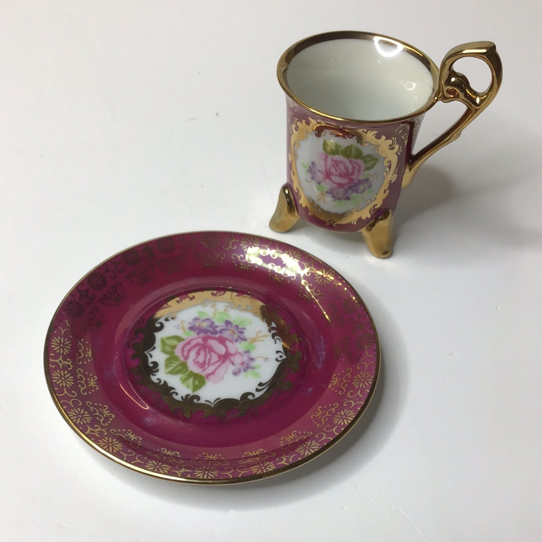 Porzellan Ohashi China Porzellan Sammlertasse Teetasse