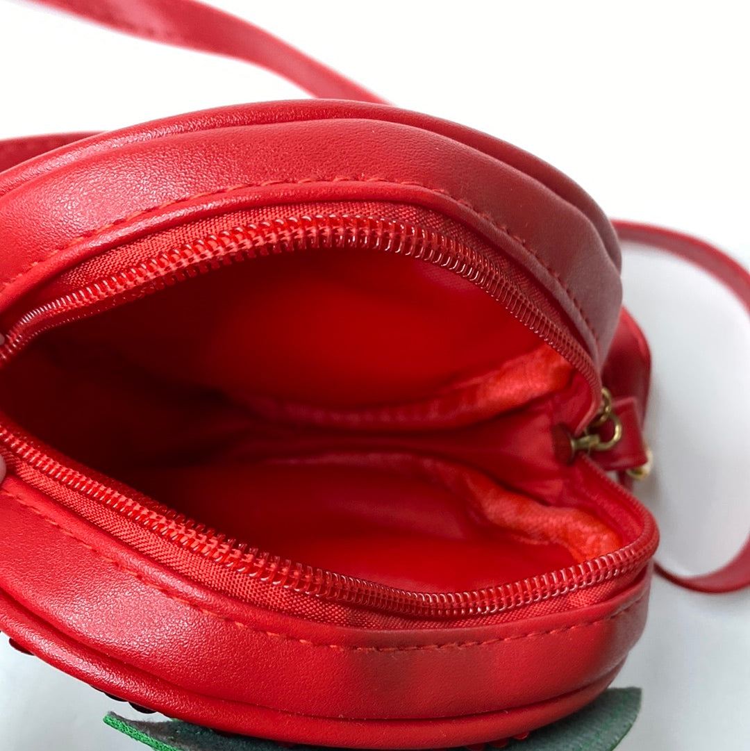 Erdbeere Paillette Tasche