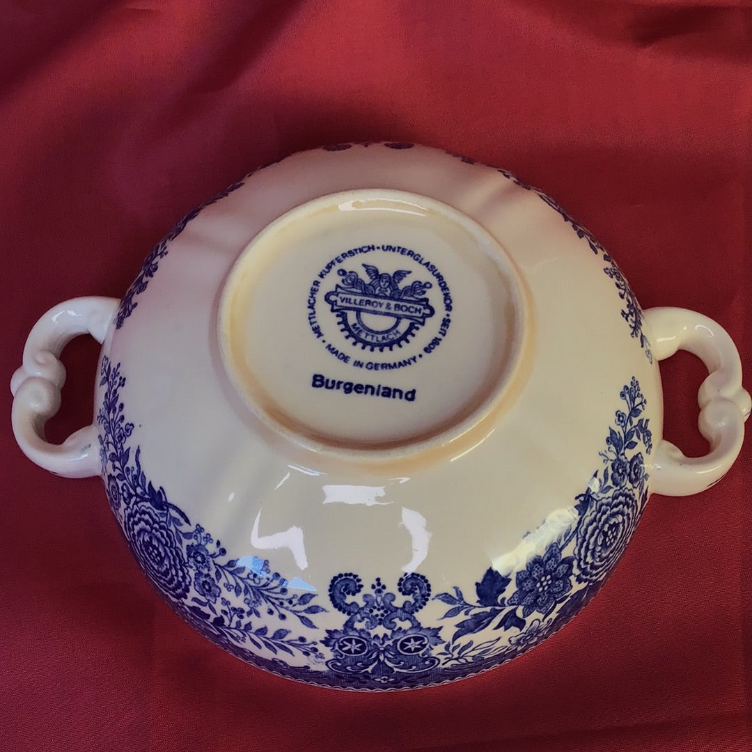 Suppentasse Burgenland Villeroy und Boch Porzellan Antike