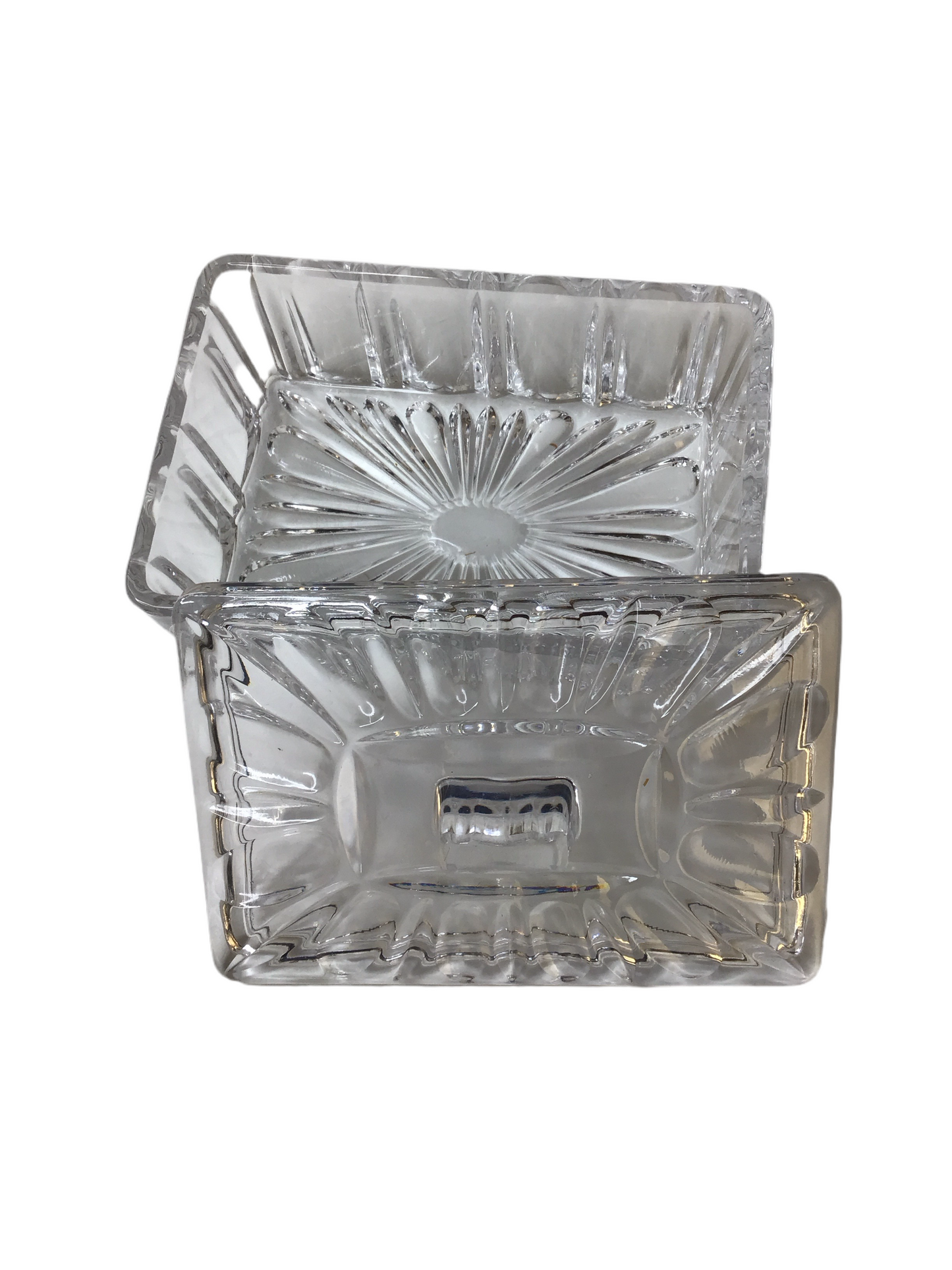 Glas Dose für Schmuck
