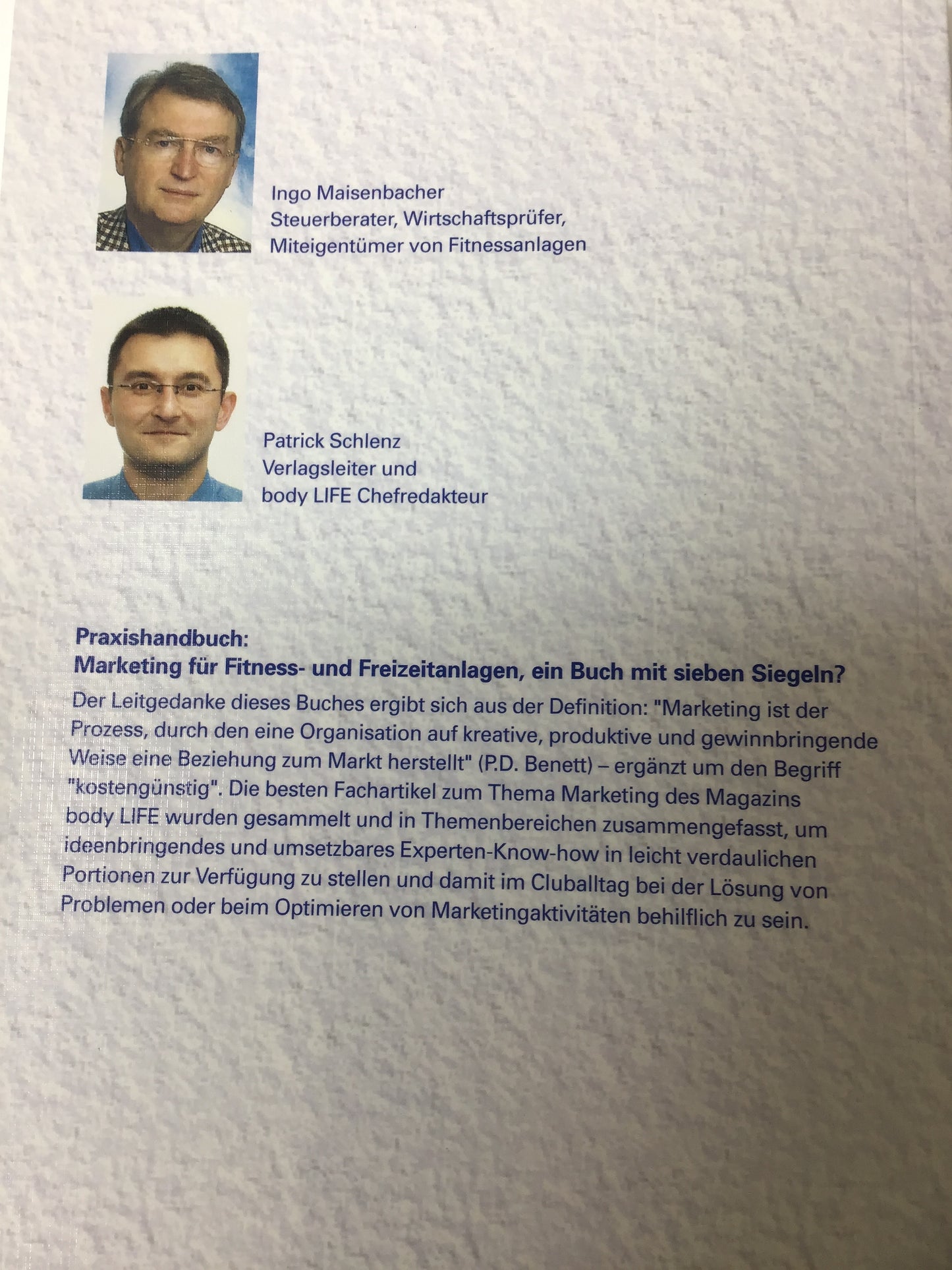Praxishandbuch: Marketing für Fitness und Freizeitanlagen