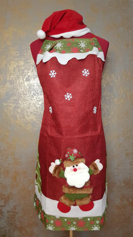 Schürze Weihnachten Küchenschürze Weihnachtsschürze
