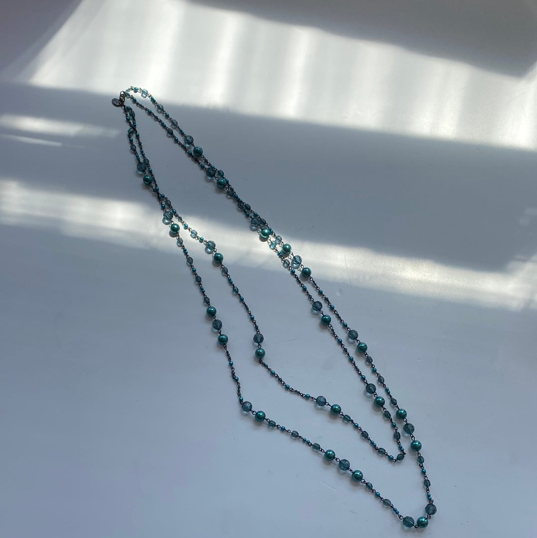 S Oliver blaue Kette