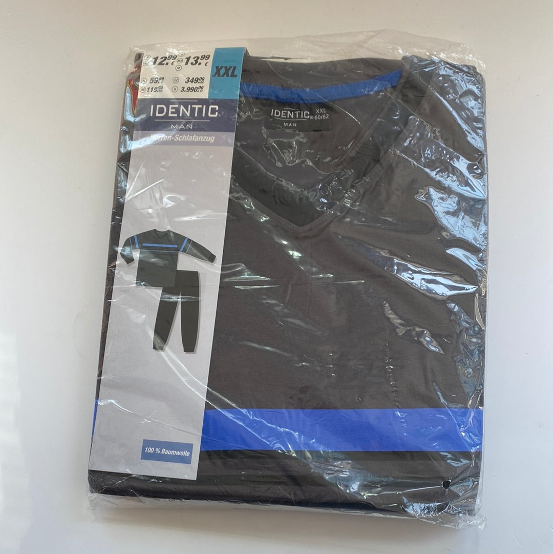 Herren Schlafanzug 100 % Baumwolle