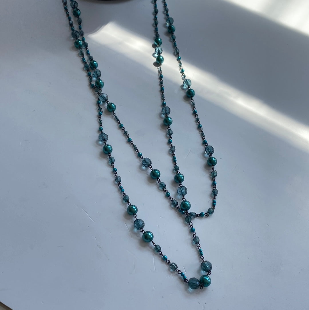 S Oliver blaue Kette