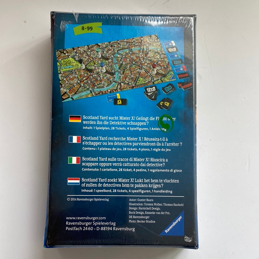 Scotland Yard Spiele, Die Jagd nach Mister X