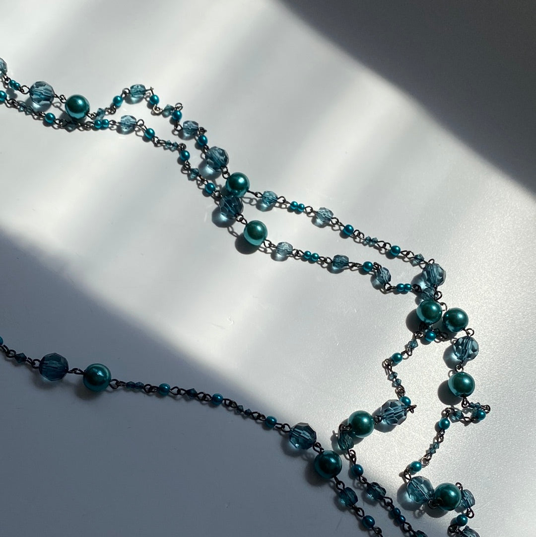 S Oliver blaue Kette