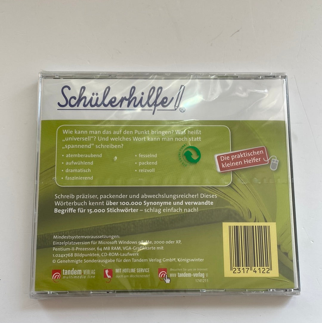 Schülerhilfe Synonym Wörterbuch Deutsch Cd