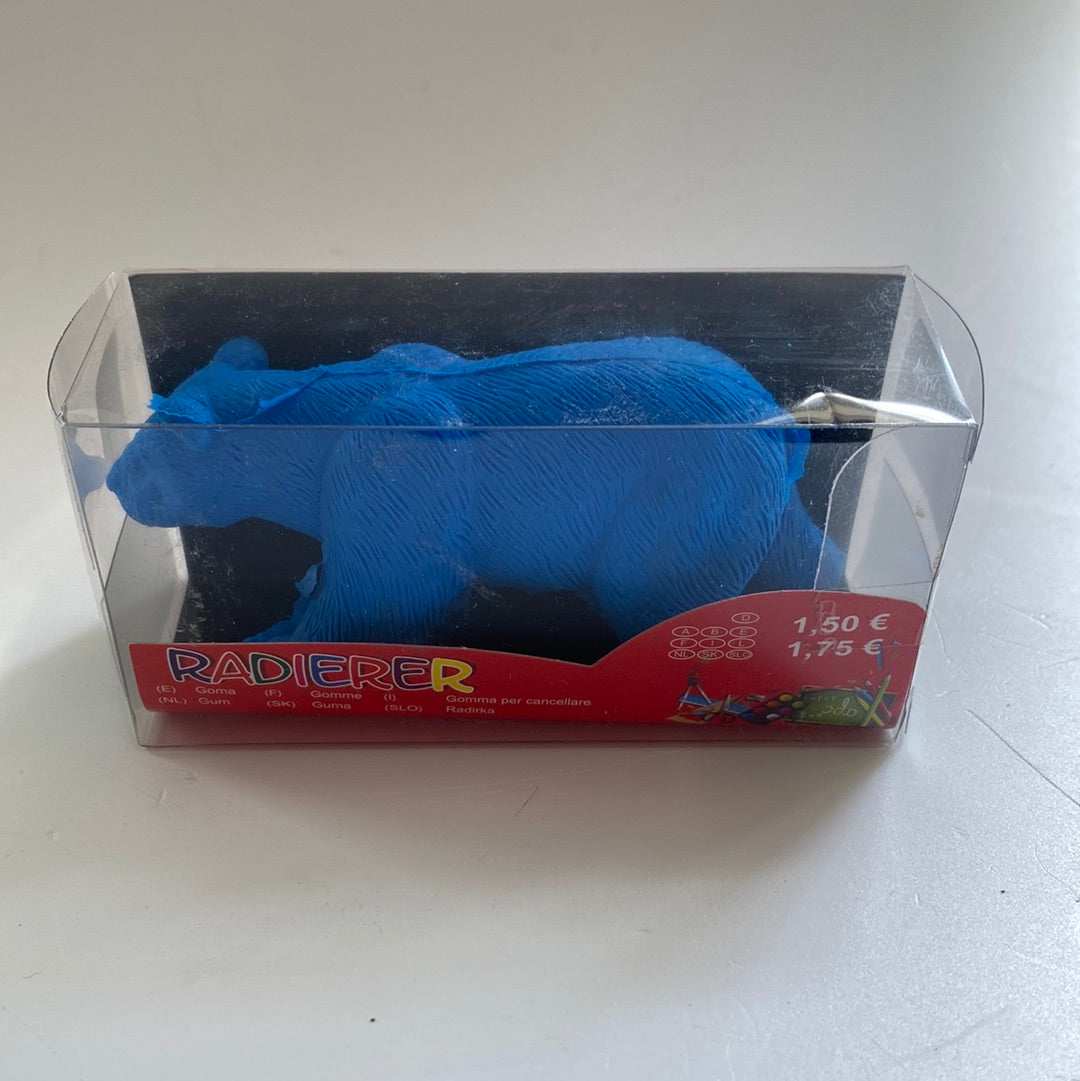 Radierer Blau Bär