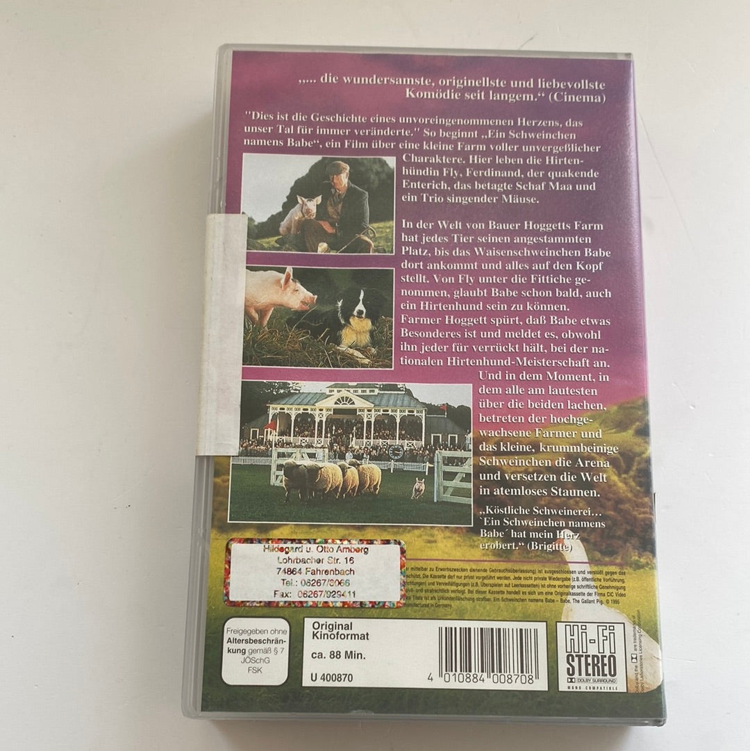 Ein Schweinchen namens Babe VHS