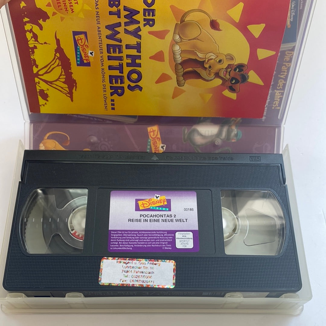 Pocahontas 2 - Reise in eine neue Welt VHS