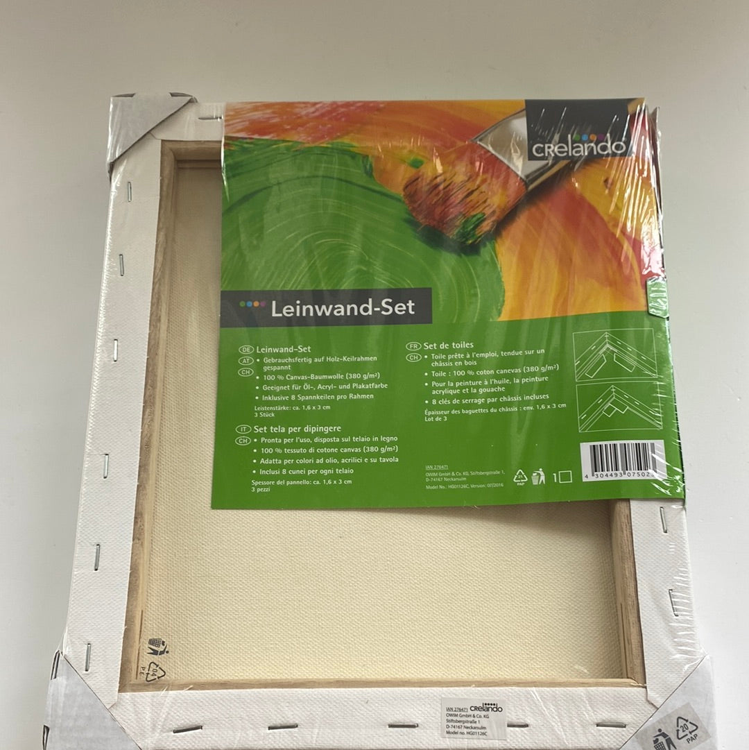 Leinwand Set, 3 Stück