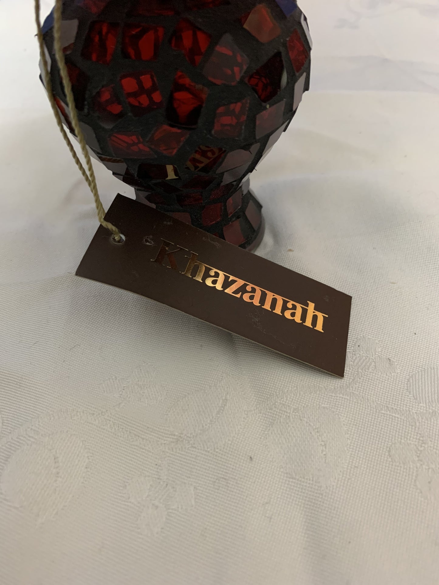 Khazanah rote Tischlampe