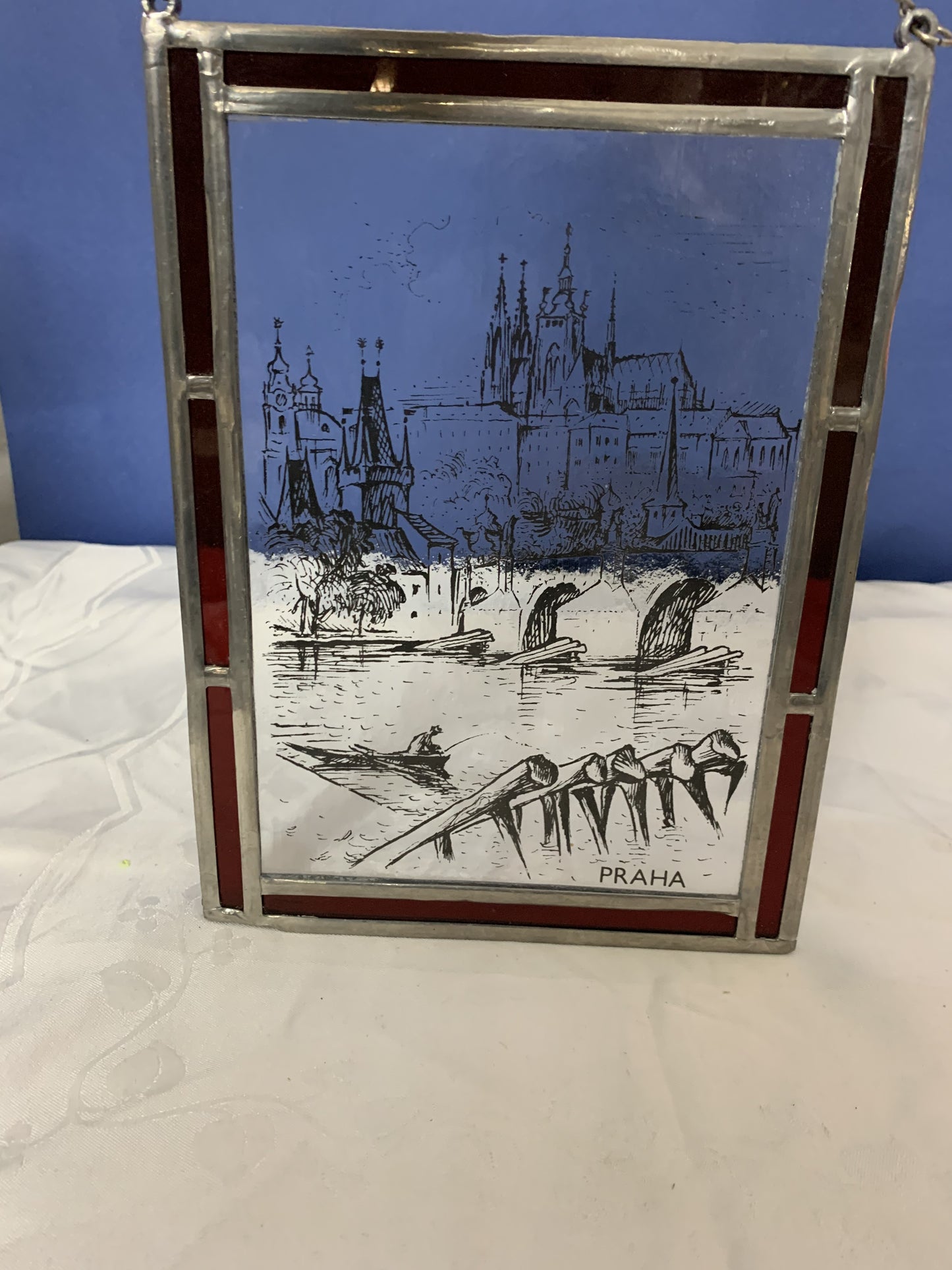 Fenster Bild mit Glasmalerei Praha