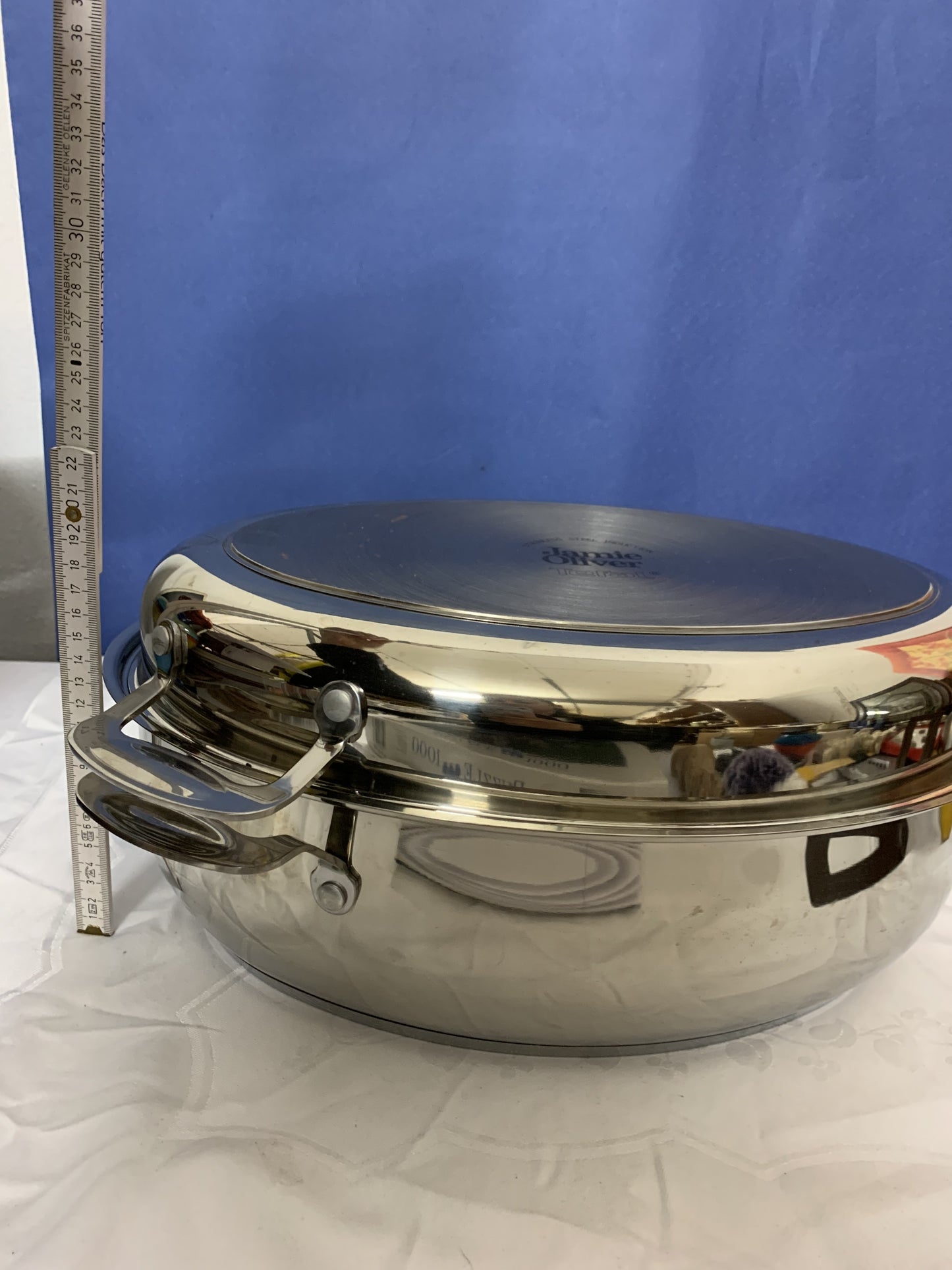 Tefal Stainless Steel Jamie Oliver Induction Bräter mit Deckel Oval