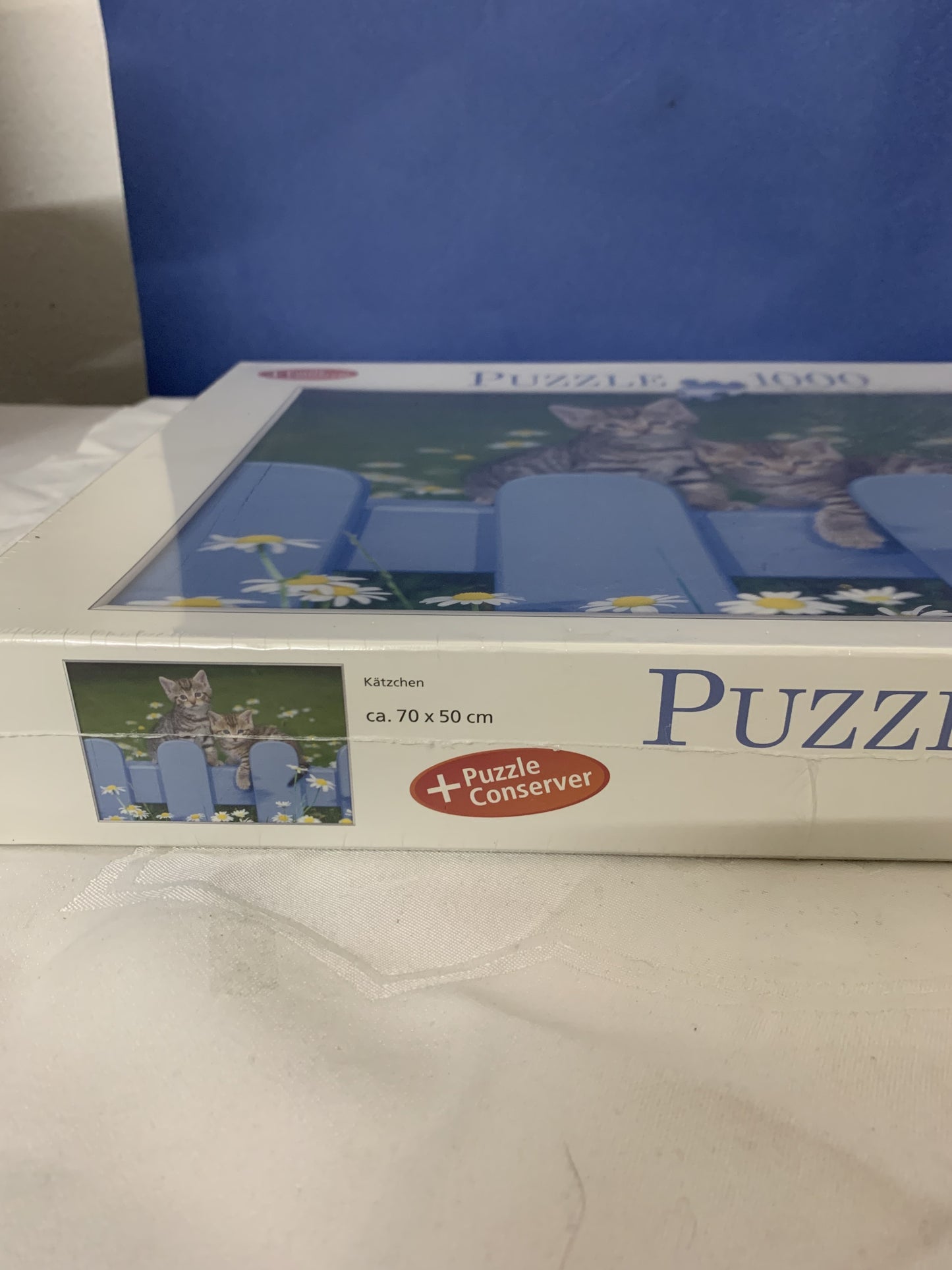 Puzzle 1000 Teile, Kätzchen + Puzzle Conserver