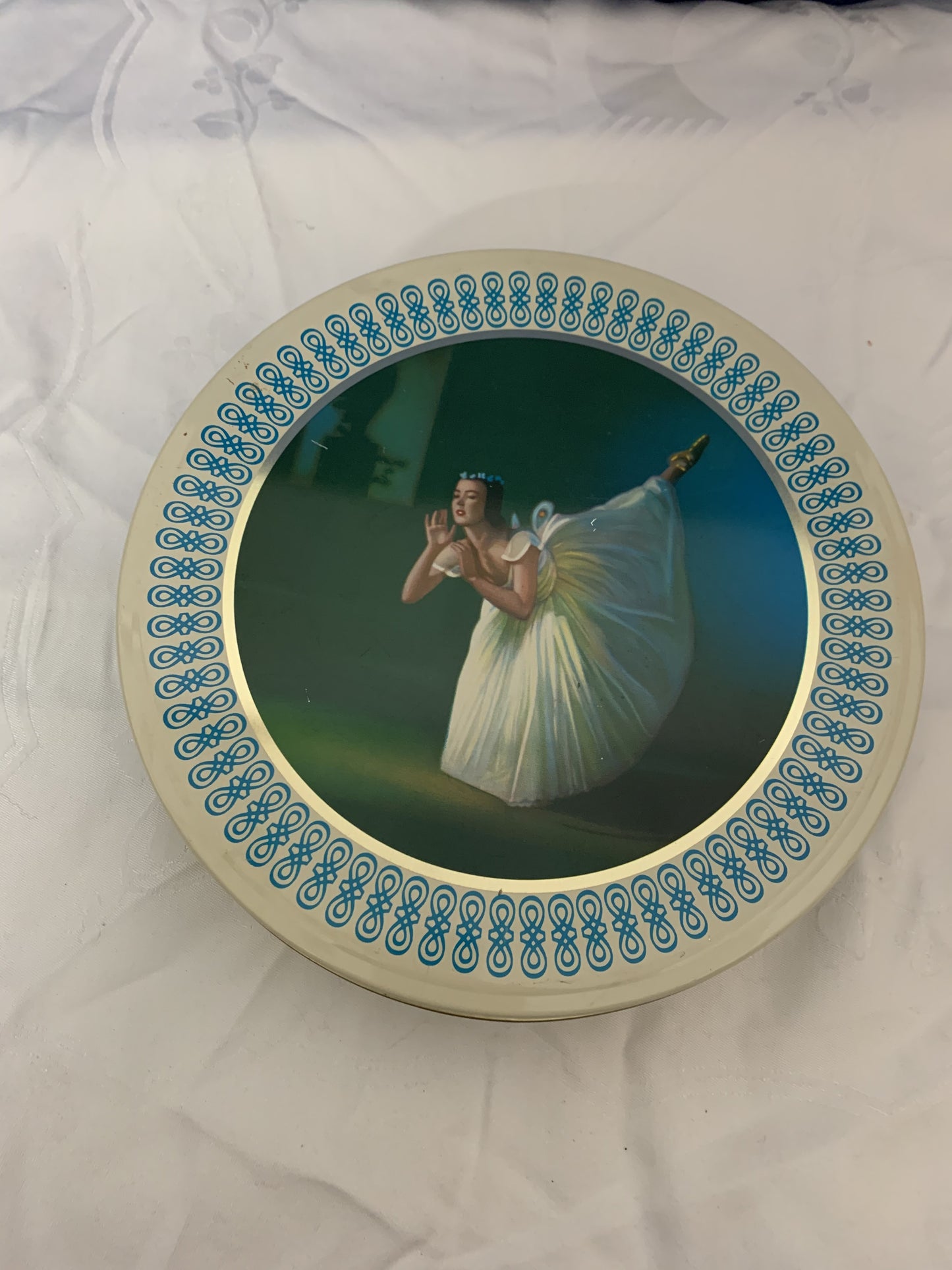 Vintage Ballerina Blechdose