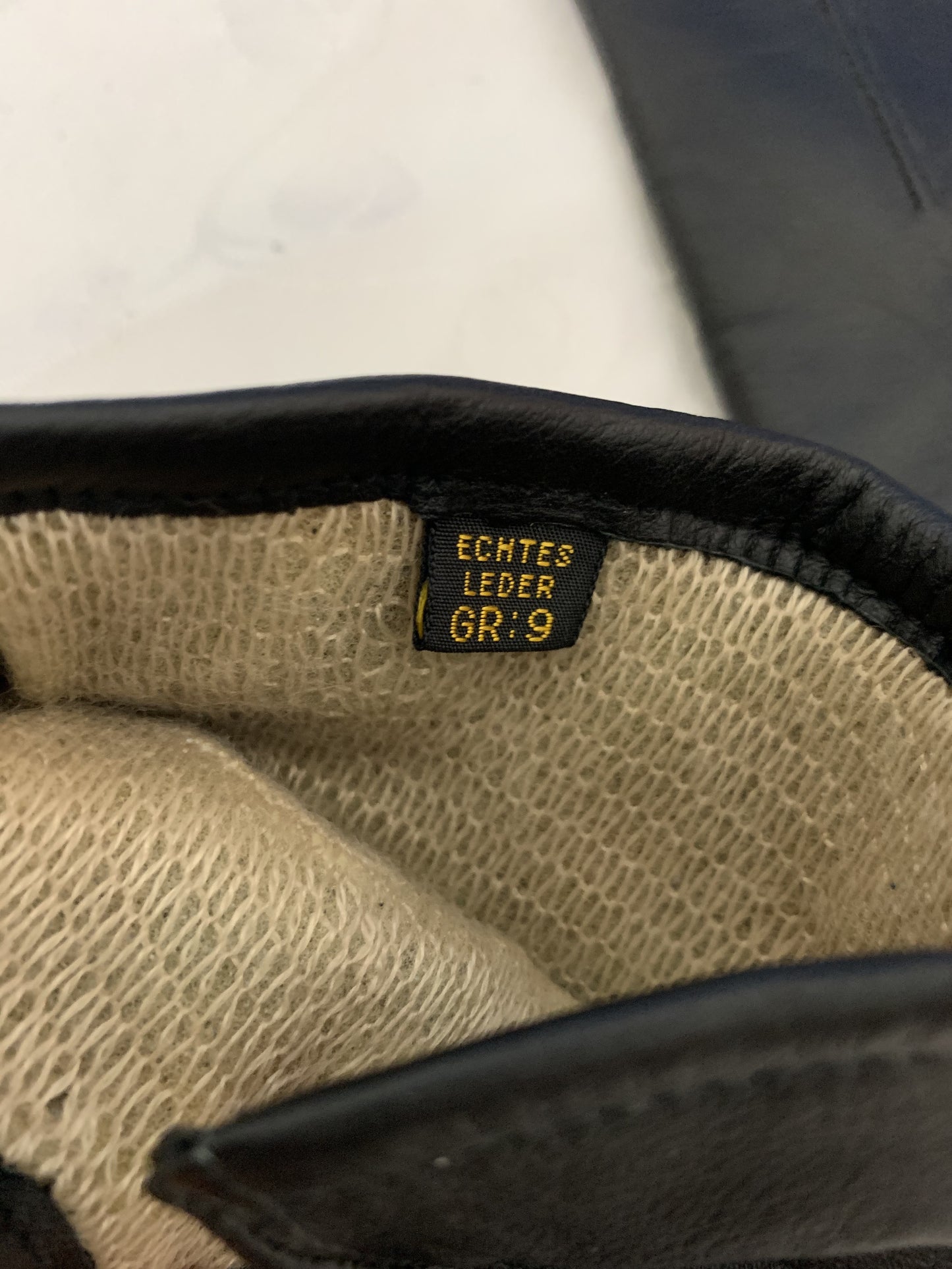 Echtes Leder Handschuhe, gr. 9, neu