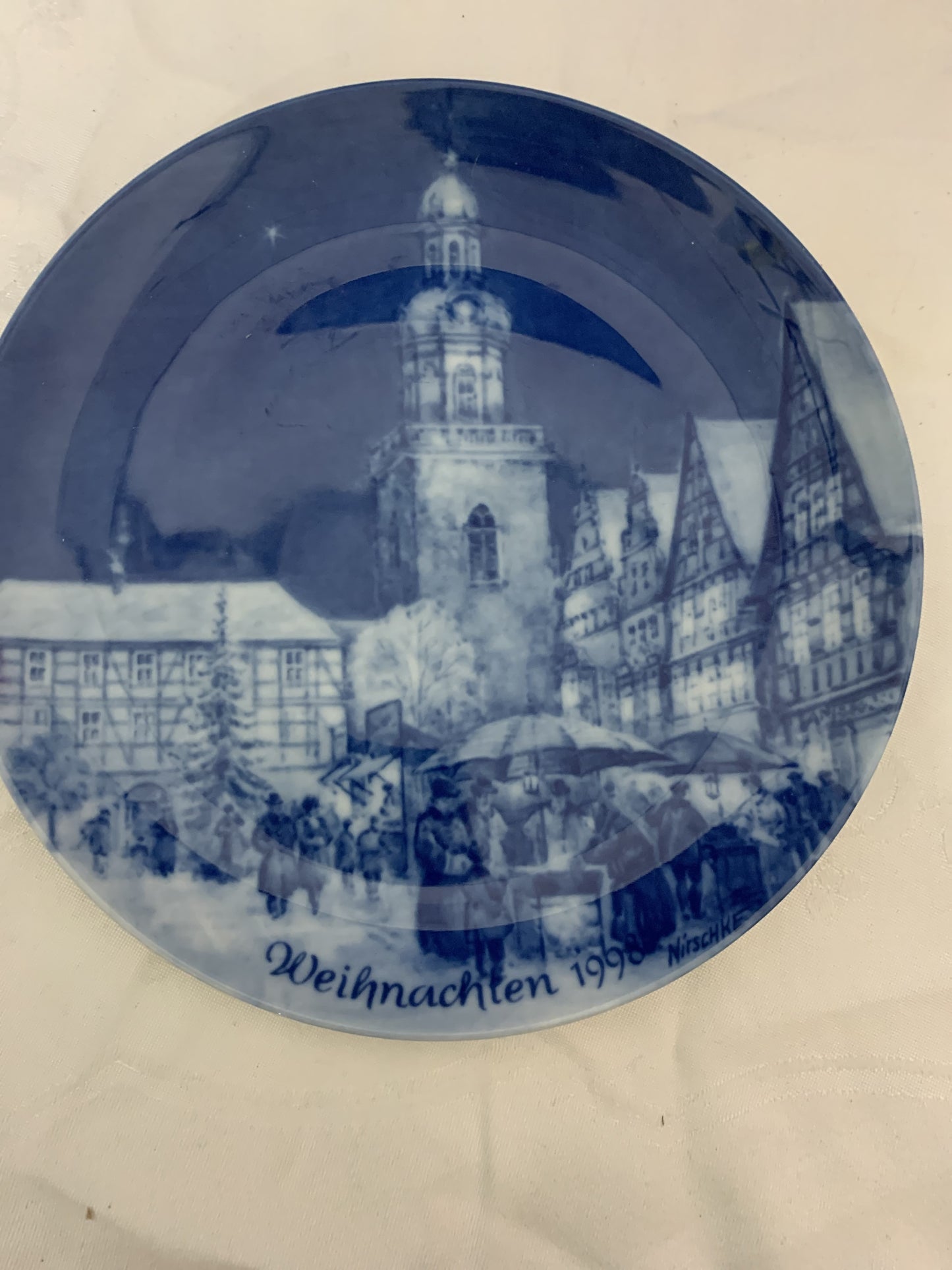 Berlin Design Wandteller Weihnachtsabend 1998 in Rinteln
