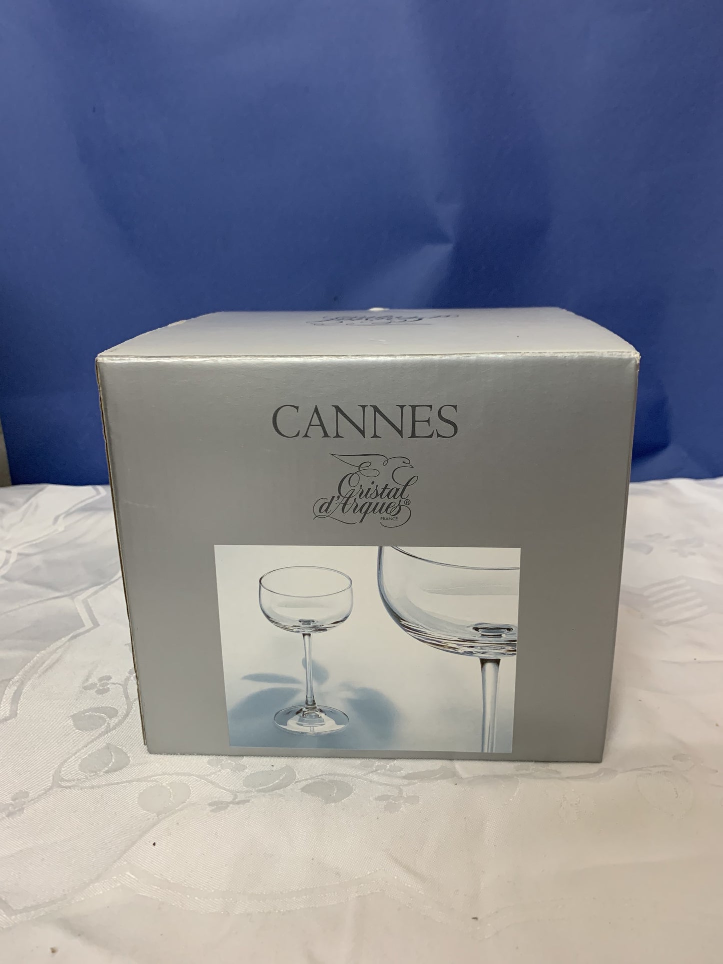 Cannes Cristal D´Arques Sektschale 4 Stück, neu