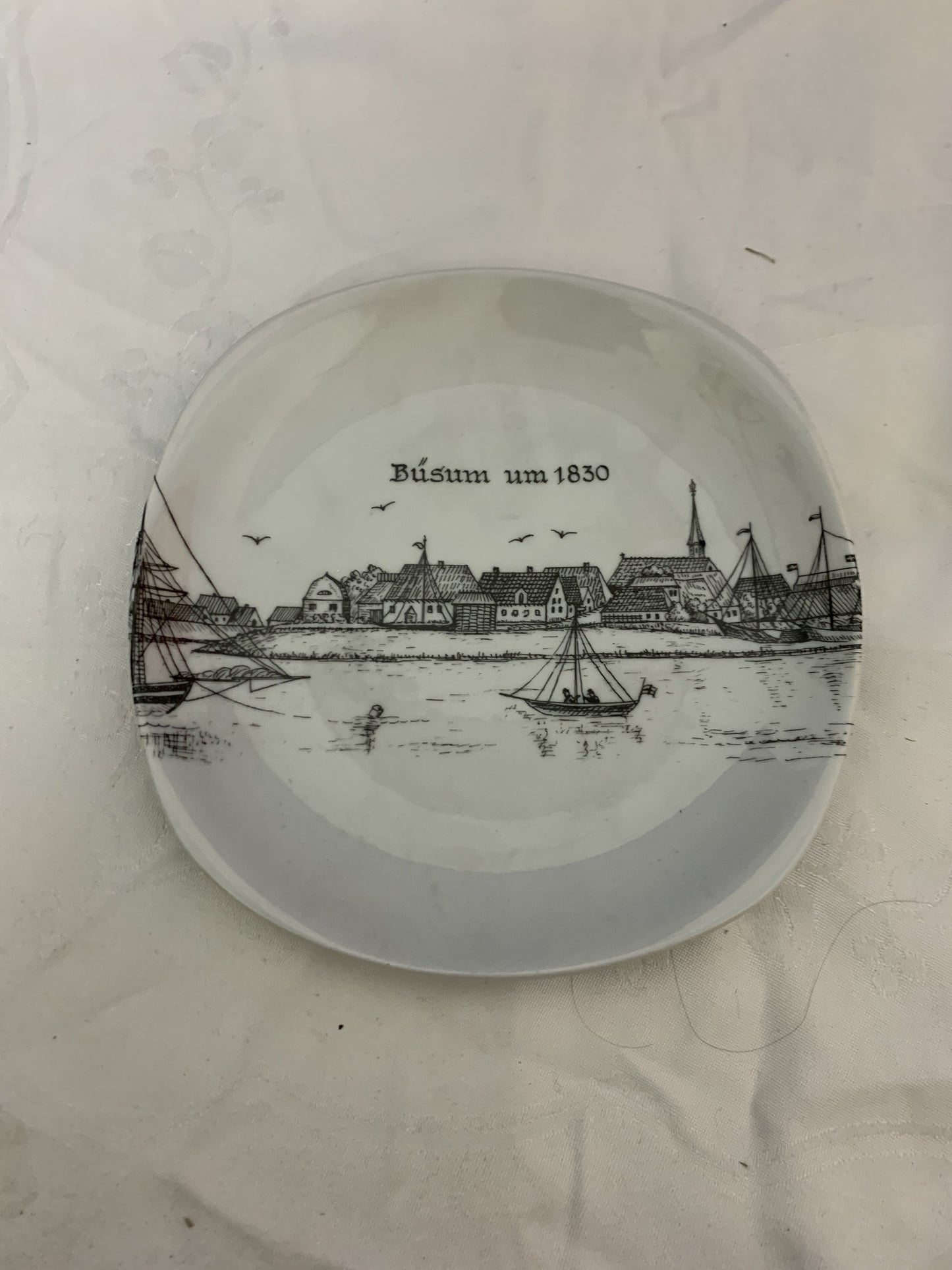 Büsum um 1980 Sammelteller