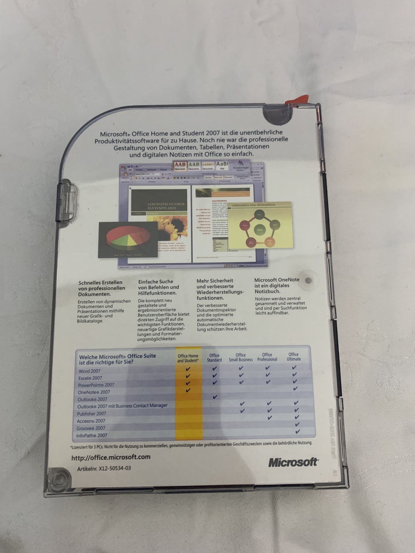 Microsoft Office Home and Student 2007