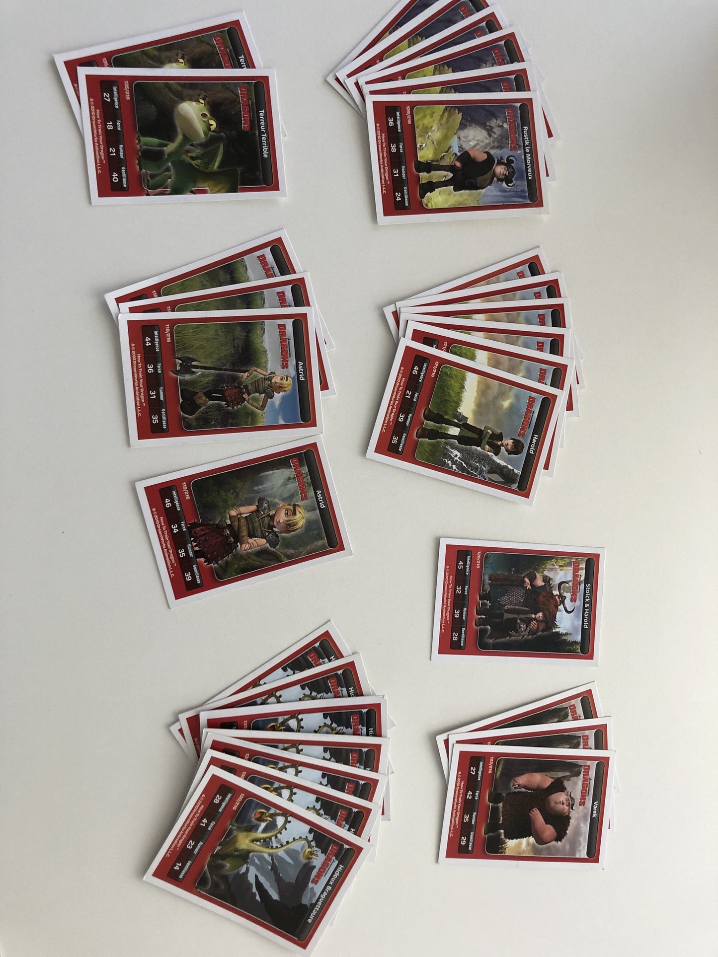 Sammelkarten Dragons