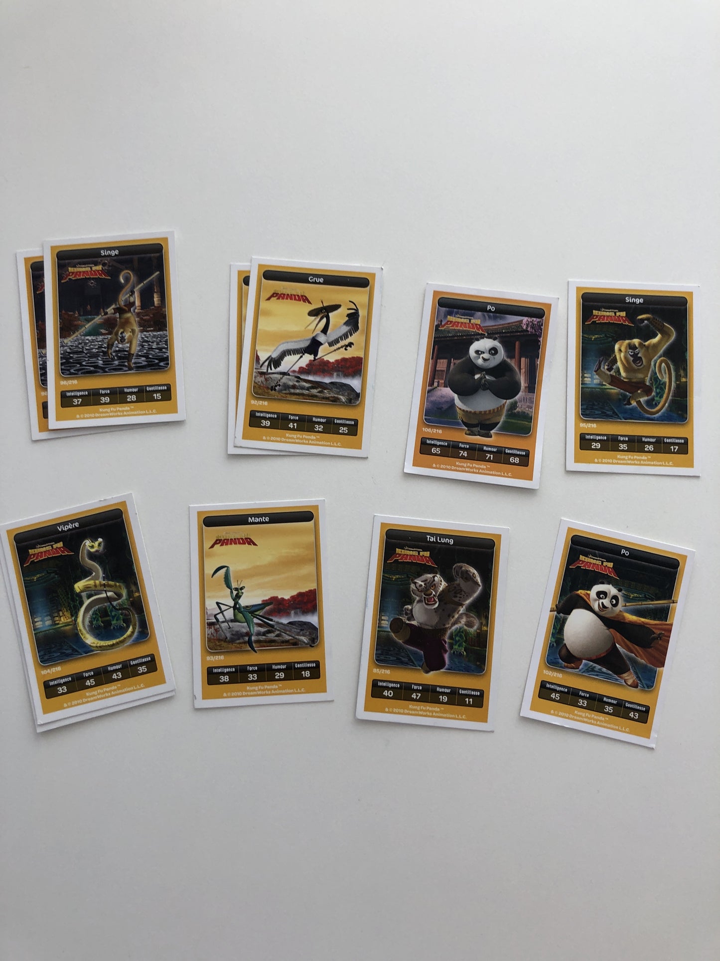 Sammelkarten Kung Fu Panda