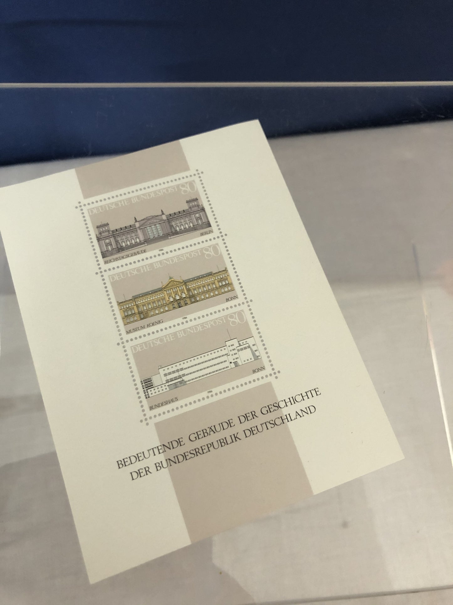 11 Briefmarken der deutschen Bundespost