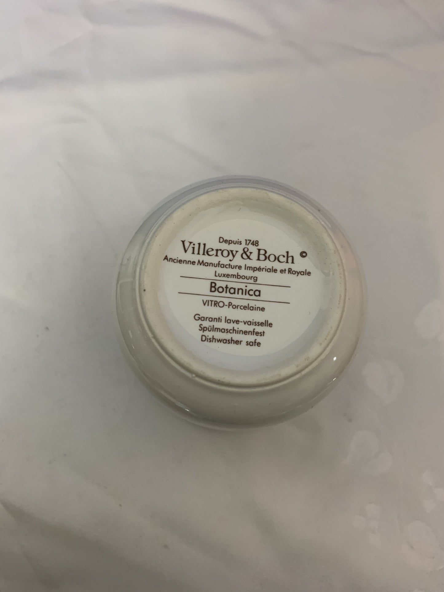 Villeroy und Boch V&B BOTANICA Pflanzen Vitro Porzellan Becher