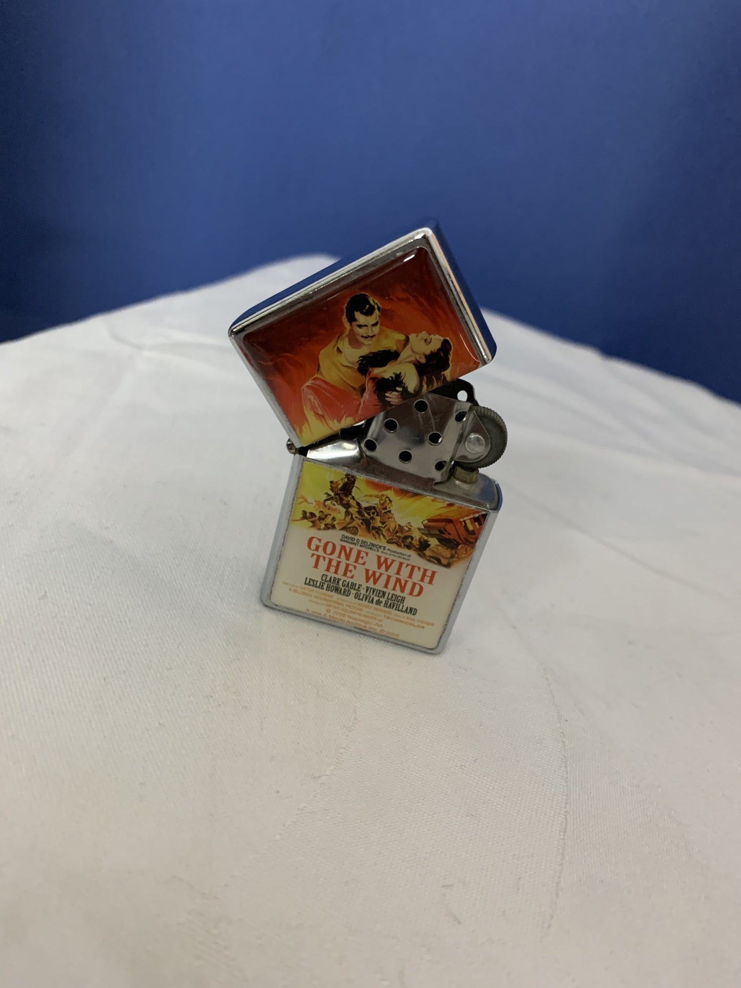 Retro, Benzin-Sturmfeuerzeug - Motiv "Gone with the Wind"