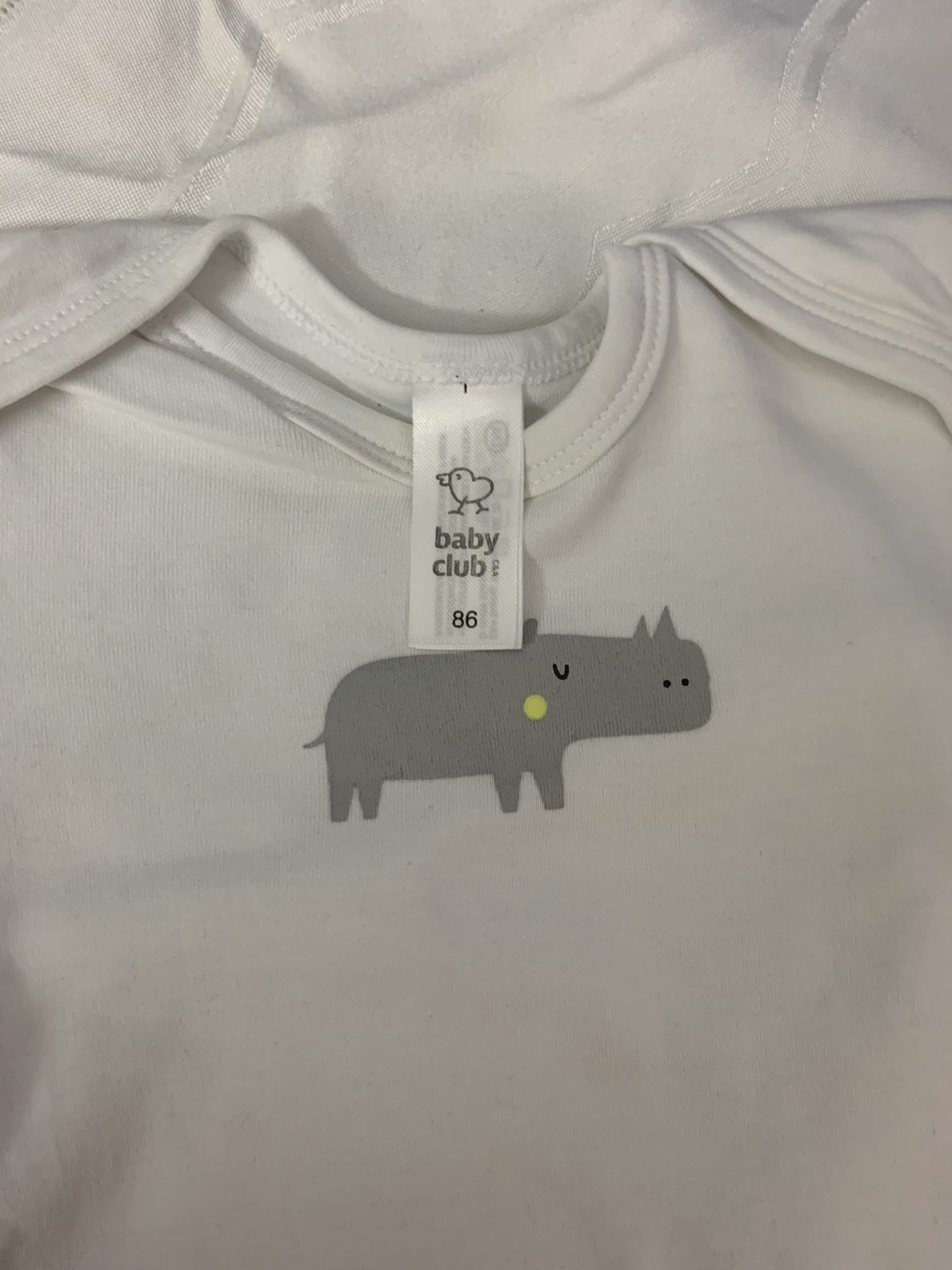 2er Wickelbodys, Kurzarm, gr.86, Baby Club