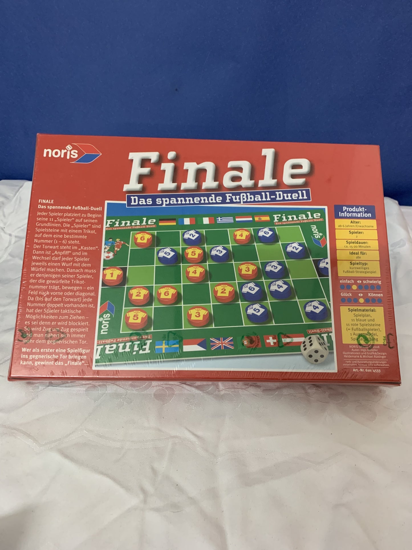 Das spannende Fußball "Finale", neue in Verpackung