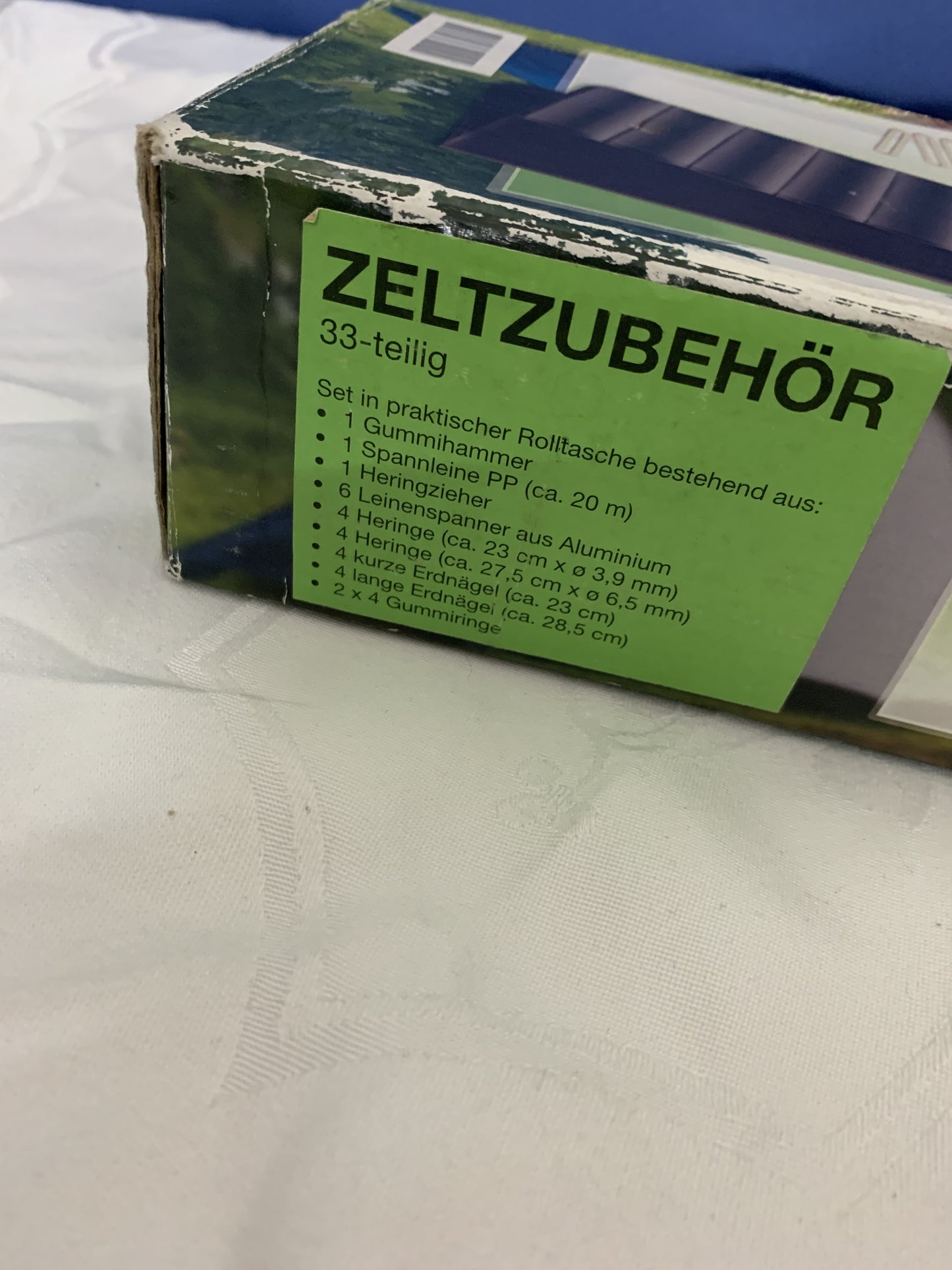 Zeltzubehör 33 tlg.