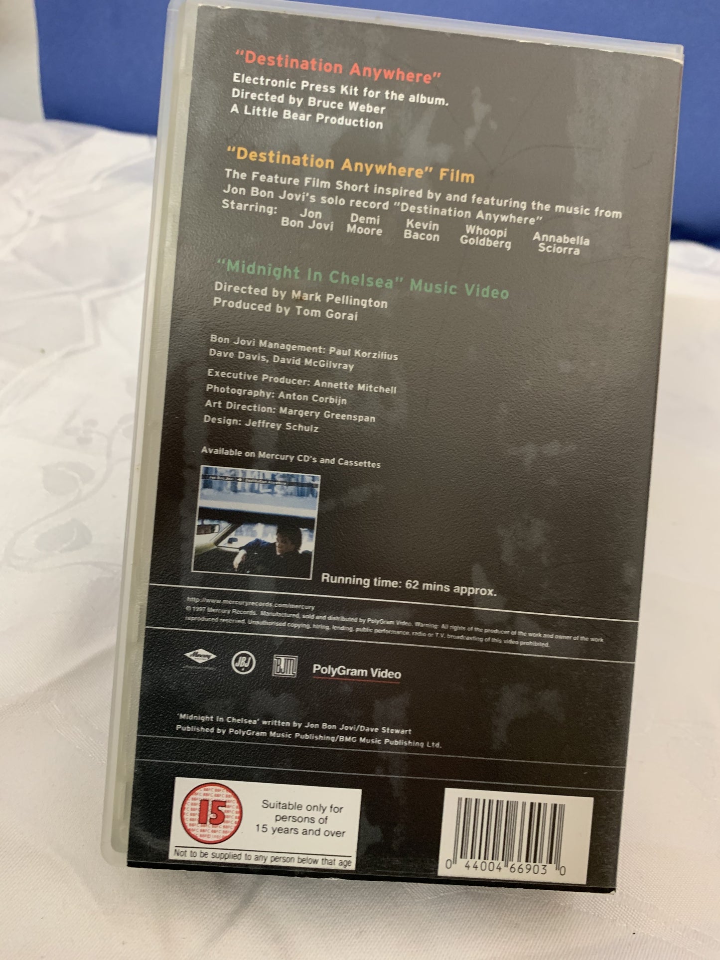 Destination Anywhere (Jon Bon Jovi) - VHS