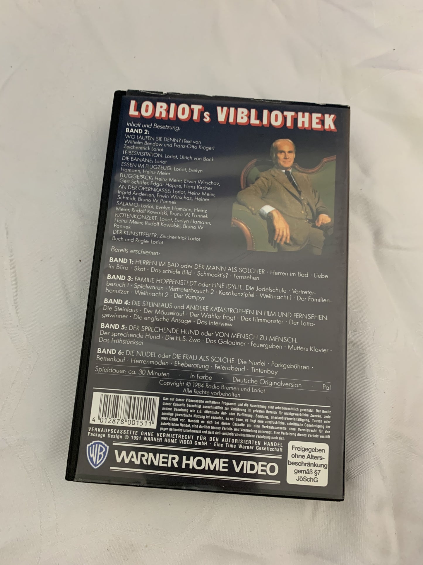 Loriot, Wo laufen Sie denn?, Vhs