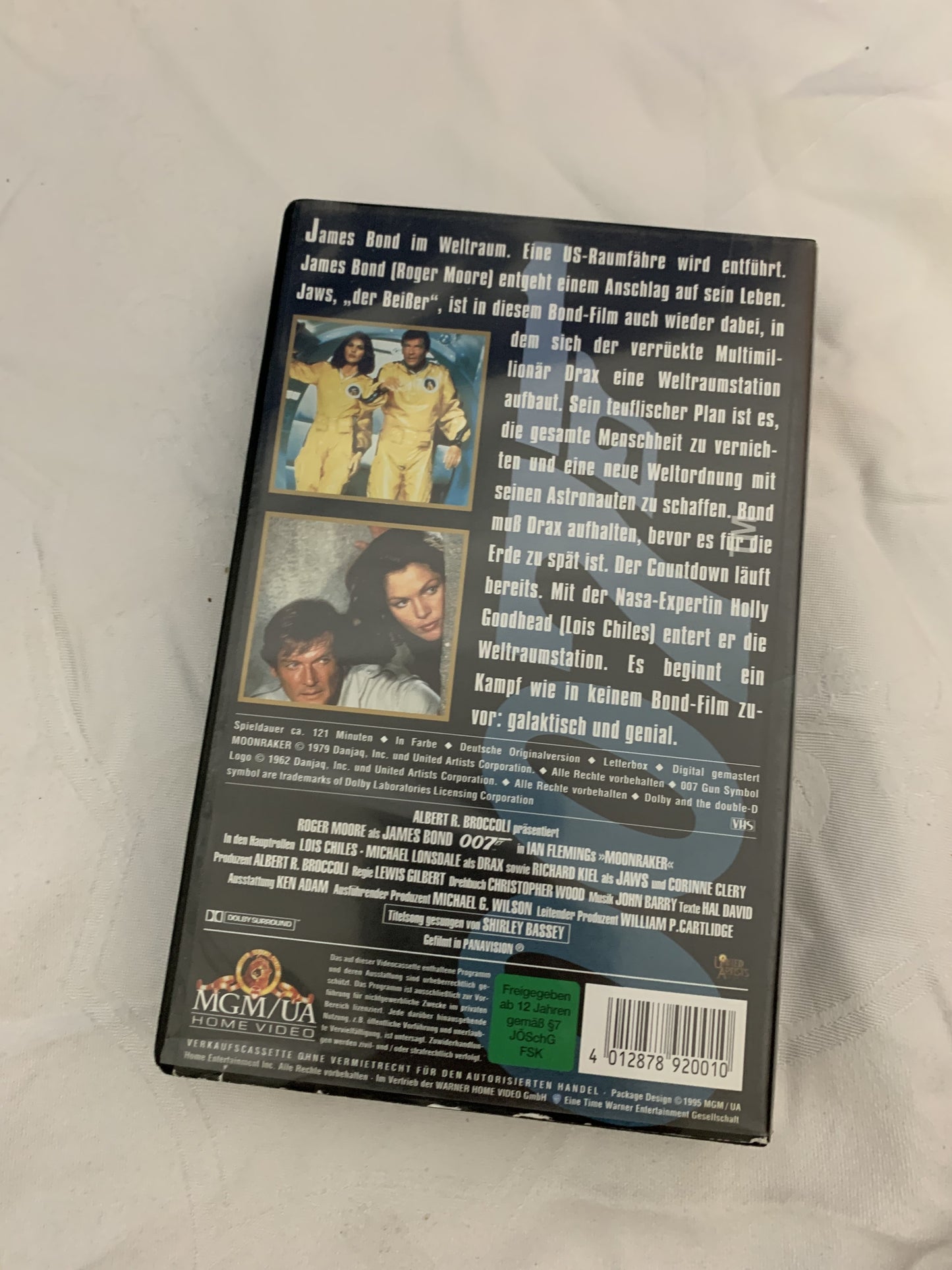 James Bond 007, Moonraker, Vhs