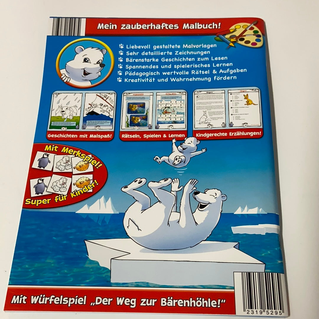 Malbuch Scholle auf Weltreise