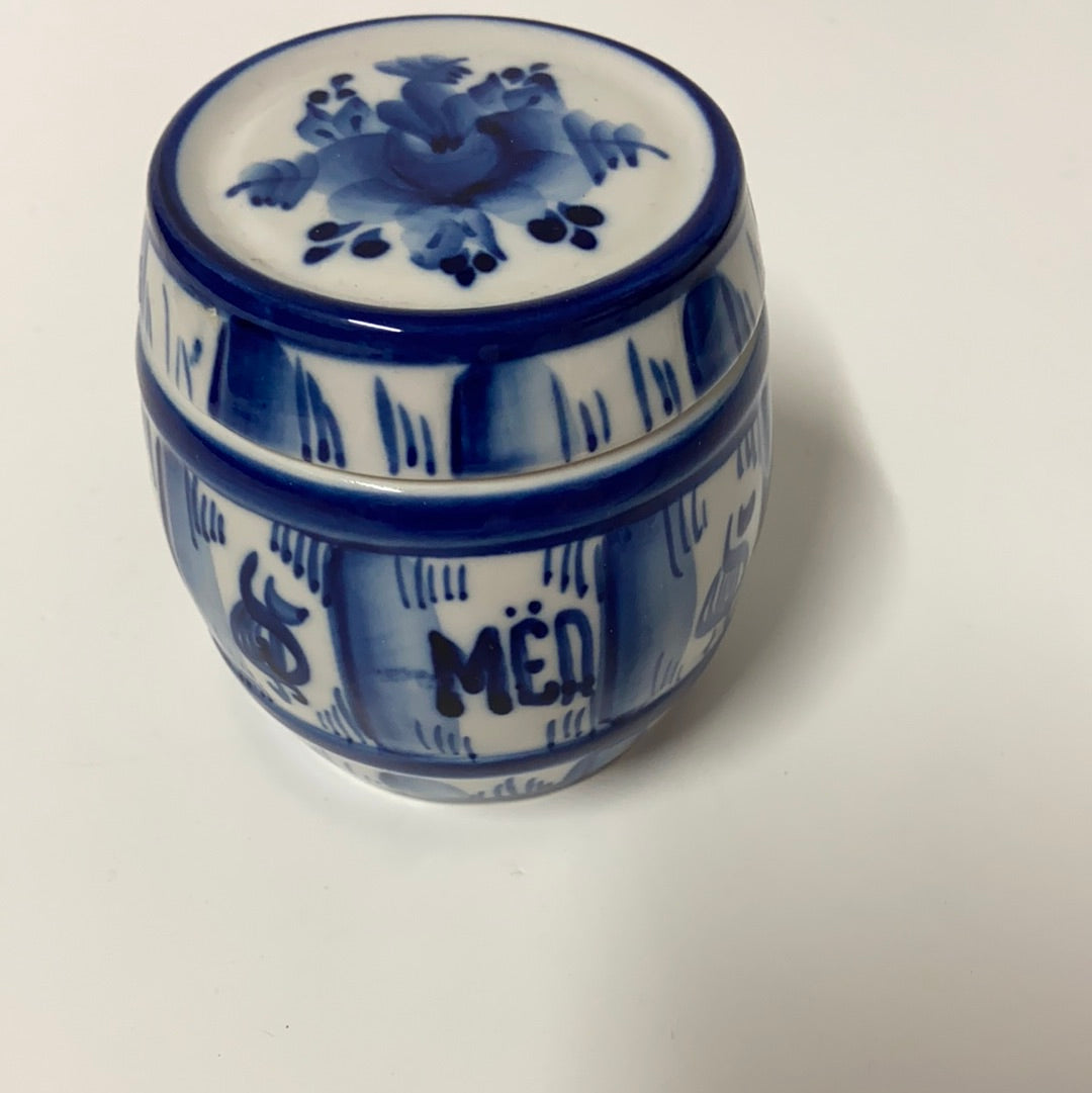 Honigtopf Porzellan Made in Russia