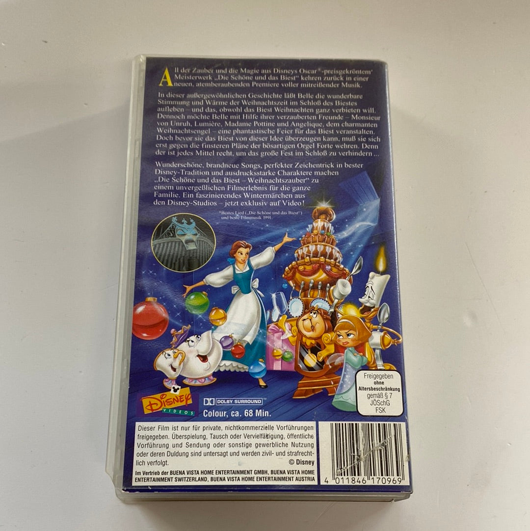 Die Schöne und Das Biest Weihnachtszauber VHS Disney