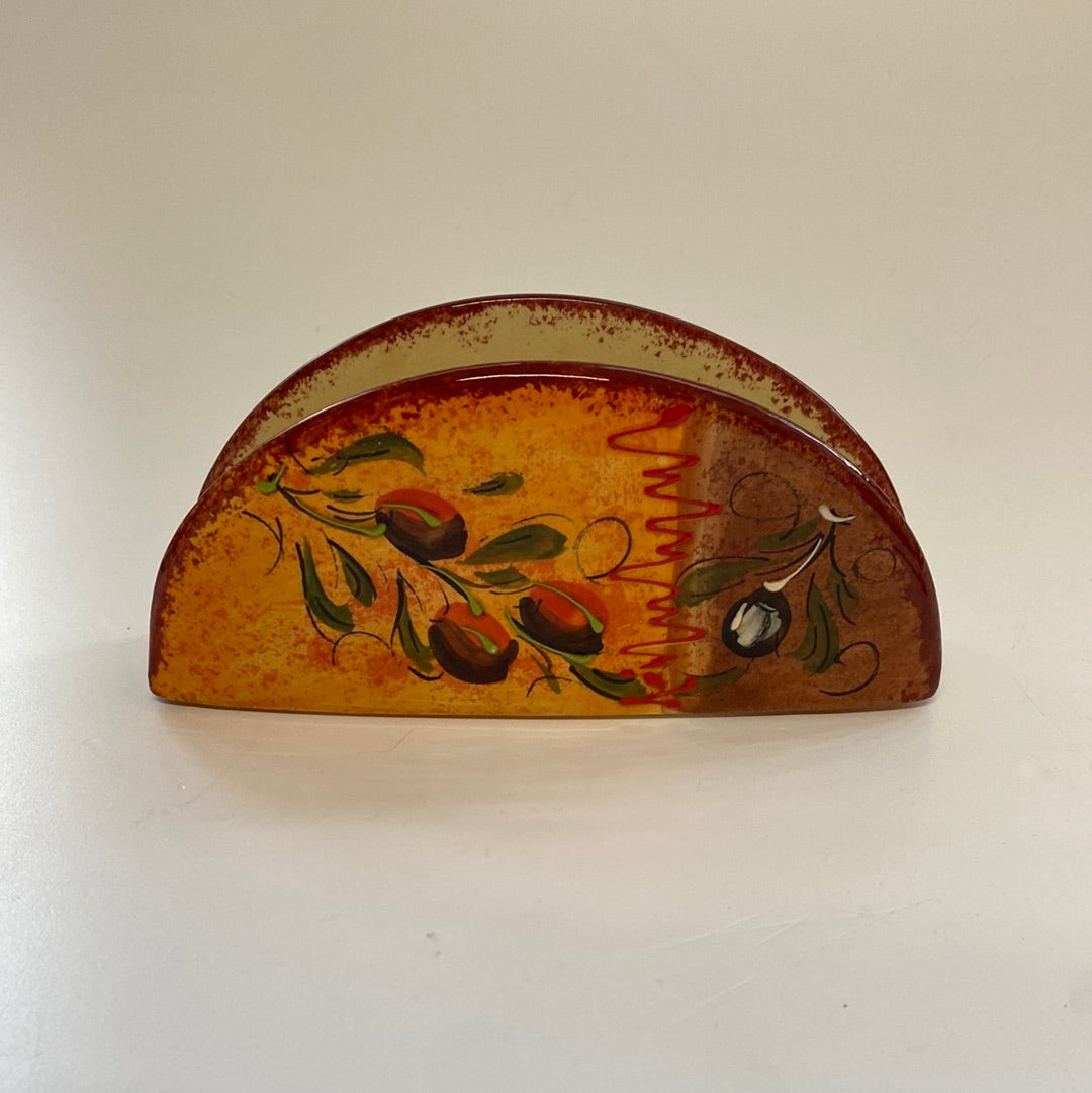 Serviettenhalter handgemalte aus Keramik