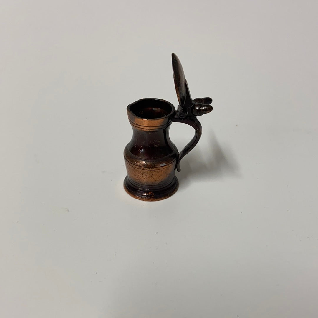 Messing Krug Mini mit Deckel