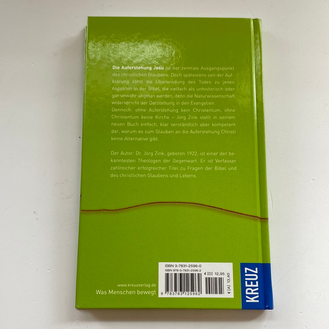 Auferstehung Buch von Jörg Zink