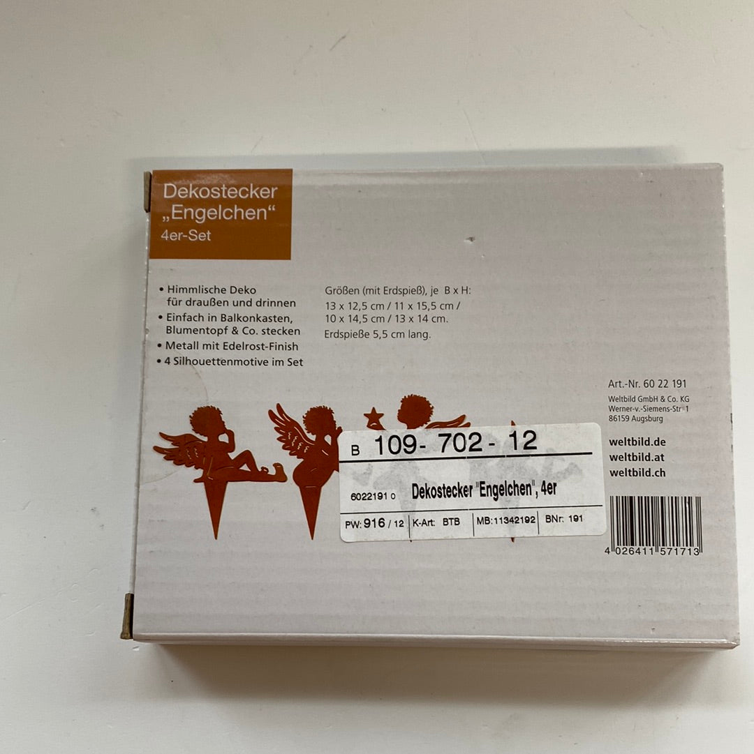 Dekostecker Engelchen 4er Set