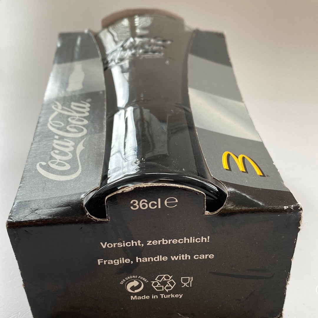 Coca Cola Mc Donalds Glas Lila Farbe