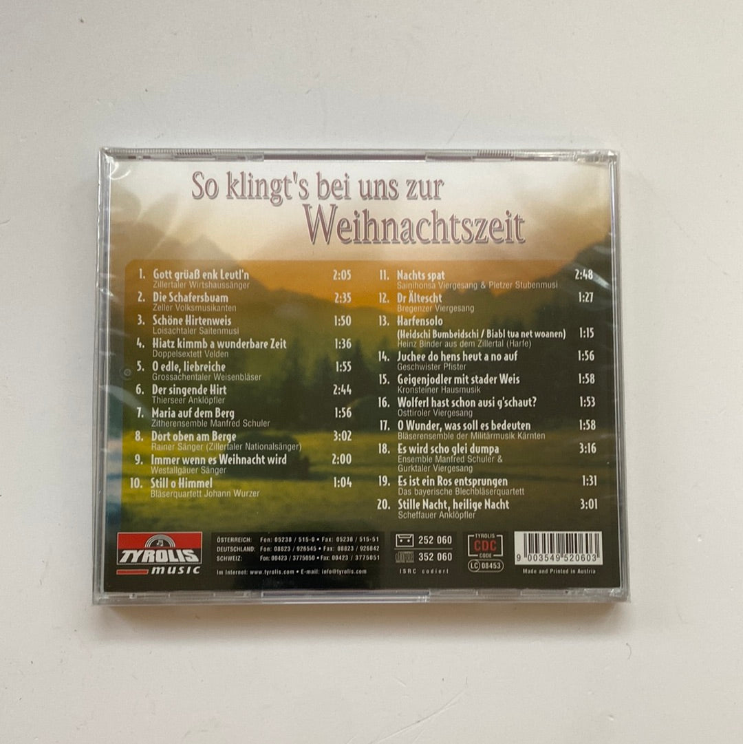 So klingt es bei uns zur Weihnachtszeit Cd