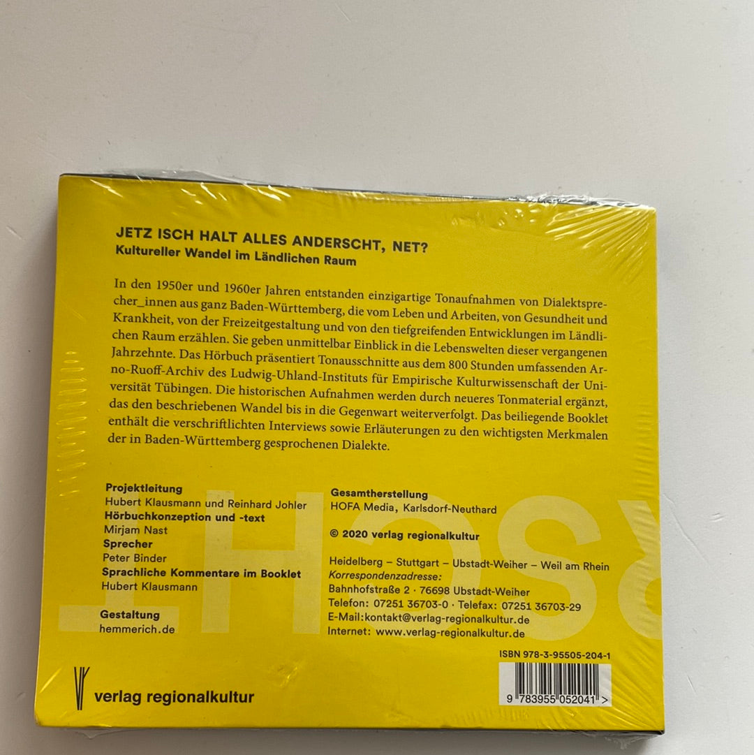 Jetzt isch halt alles anderscht net?