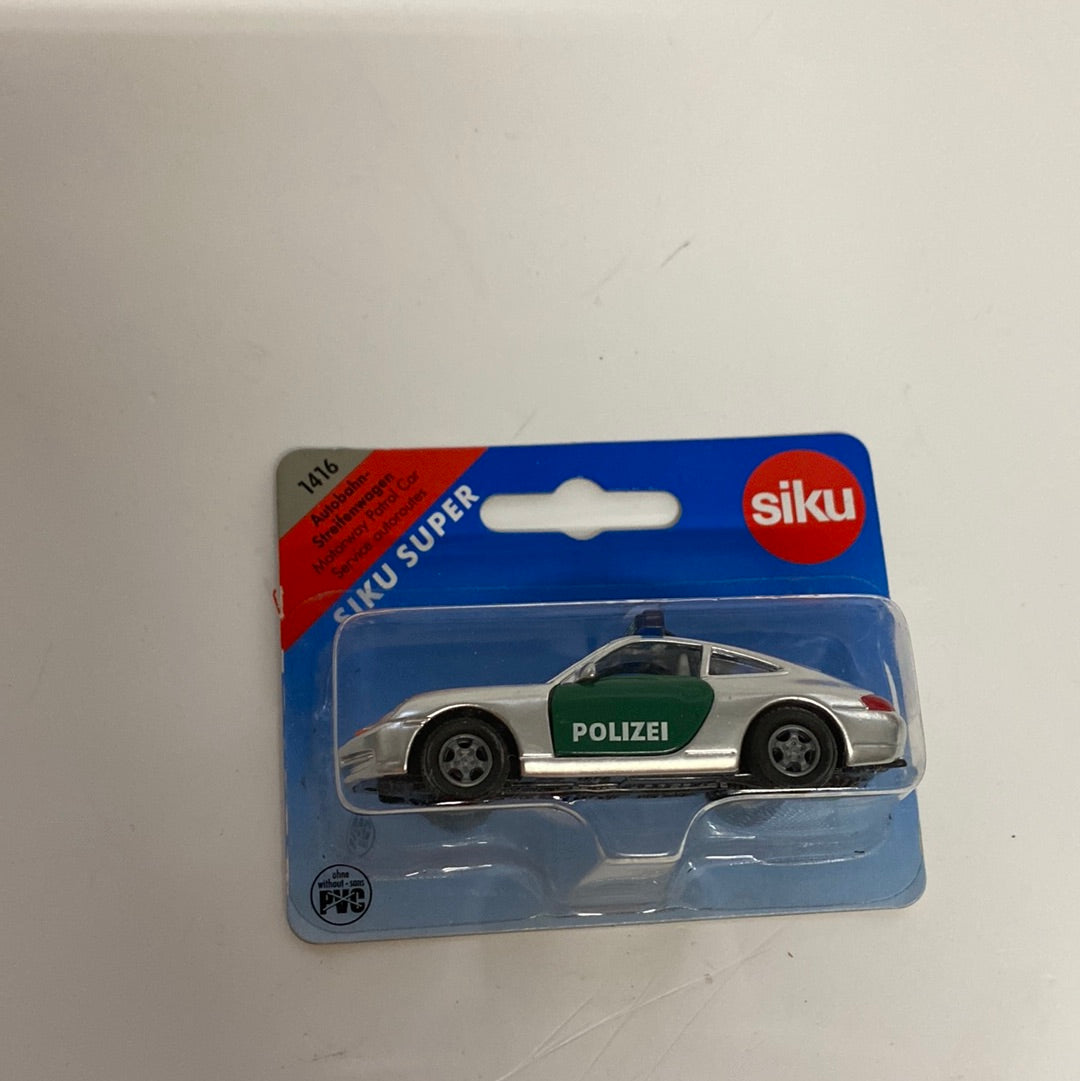 Sikh super Autobahn- Streifenwagen